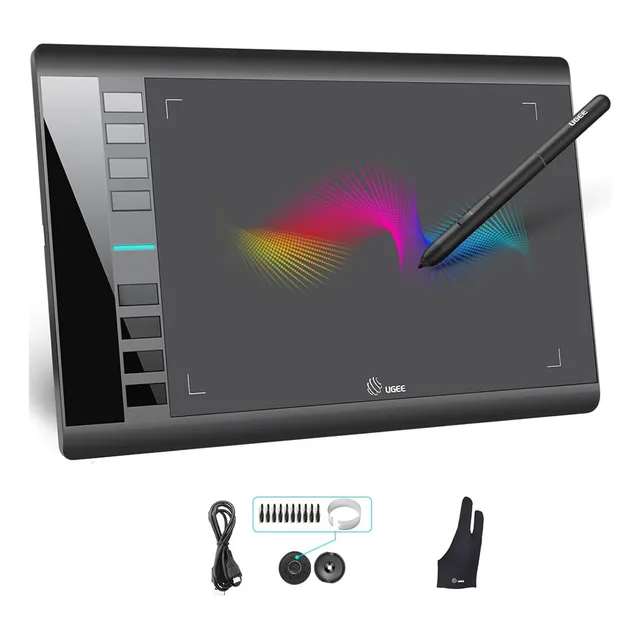 Tableta Gráfica Ugee M708 10x 6 Inch Compatible Android Y Pc