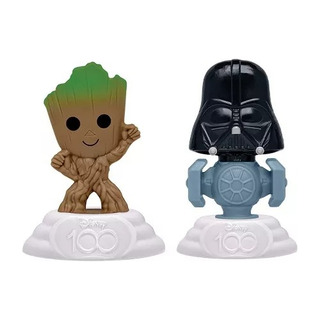 Boneco Groot E Darth Vader Star Disney 100 Anos Mc Donalds Boneco Groot E Darth Vader Star Disney 100 Anos Mc Donalds