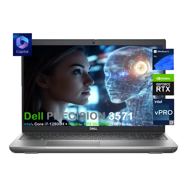 Dell Precision 3571  Core I7-12800h 64gb 1tb 15.6 Quadro 4gb