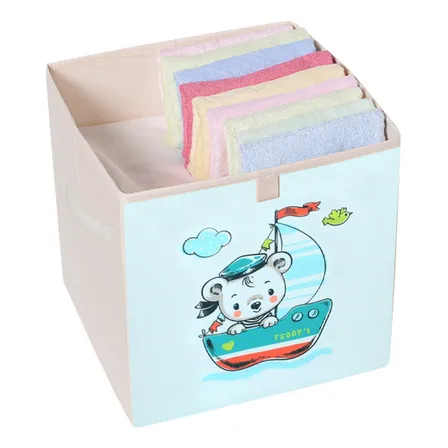 Caja Organizadora Juguetes Ropa Infantil Barquito Multicolor