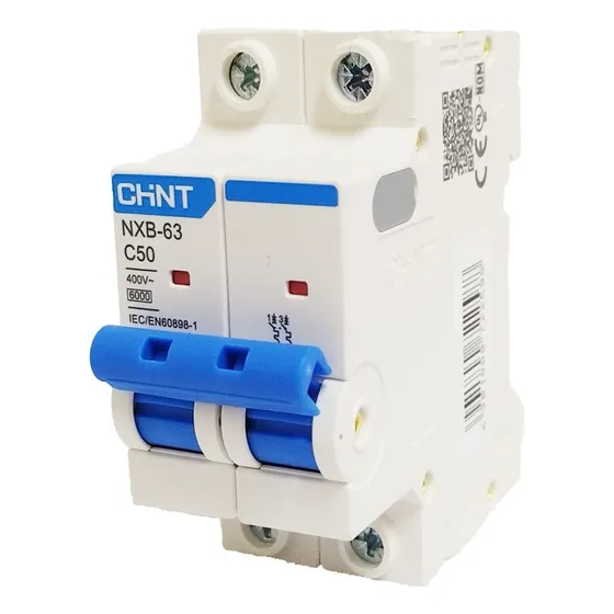 Interruptor Termomagnético 2 Polos 10a Riel Din 6ka C Chint