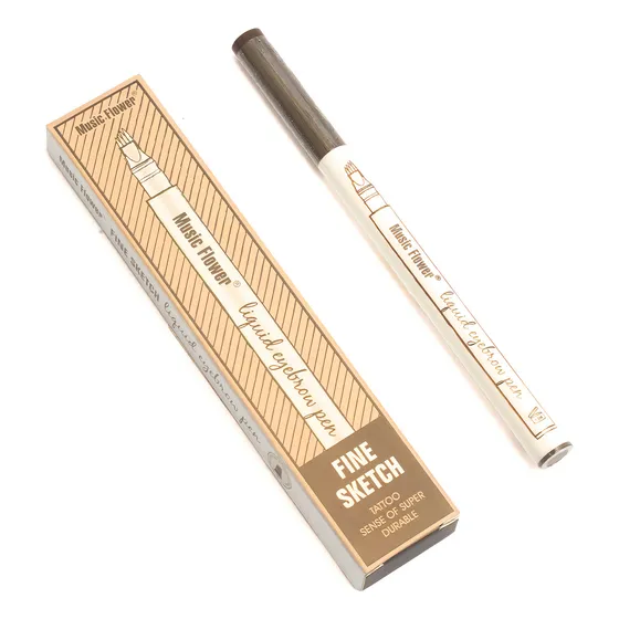 Plumon Para Cejas Microblading Aspecto 100 % Natural Color 1.-castaño...chesnut