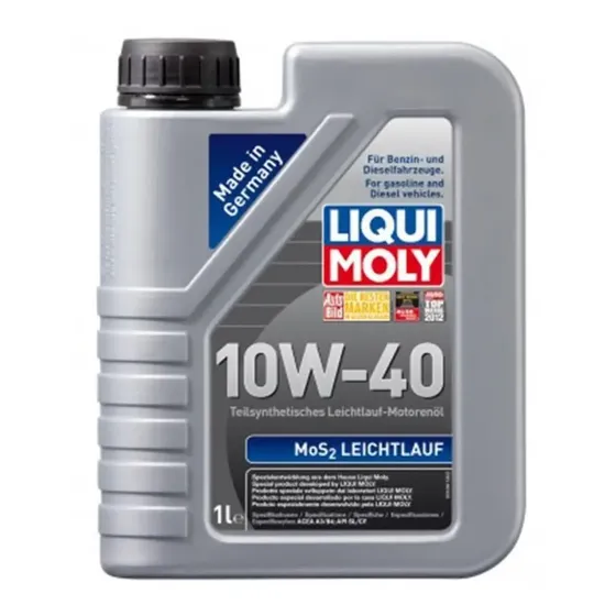 Liqui Moly MoS2 Leichtlauf Aceite Para Motor Semi-sintético 10W-40 Para Auto\u002FCamioneta 1 Unidad 1L | Cuotas sin interés