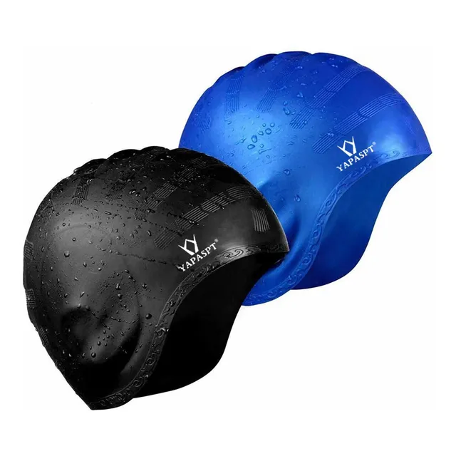 Gorro Natacion Pelo Largo 2 Diseño Grueso 2019 Silicona