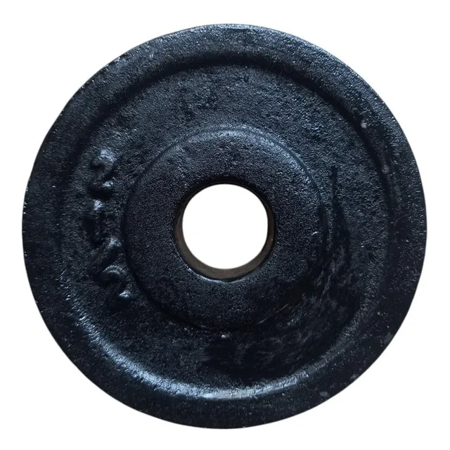1 Disco Pesas 2.5lbs Barras Mancuernas Estandar Gimnasio