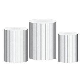 Trio Capa Cilindro Ripados 3d Em Tecido Com Elástico Trio Capa Cilindro Ripados 3d Em Tecido Com Elástico
