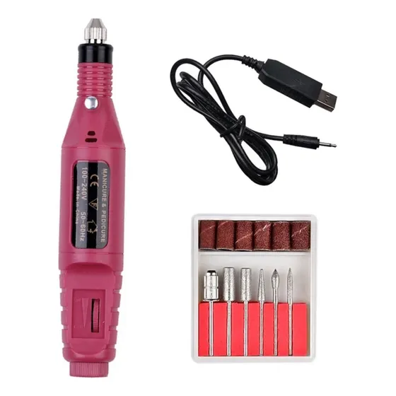 Pulidor De Uñas De Gel, Máquina De Limar Uñas Eléctrica Set