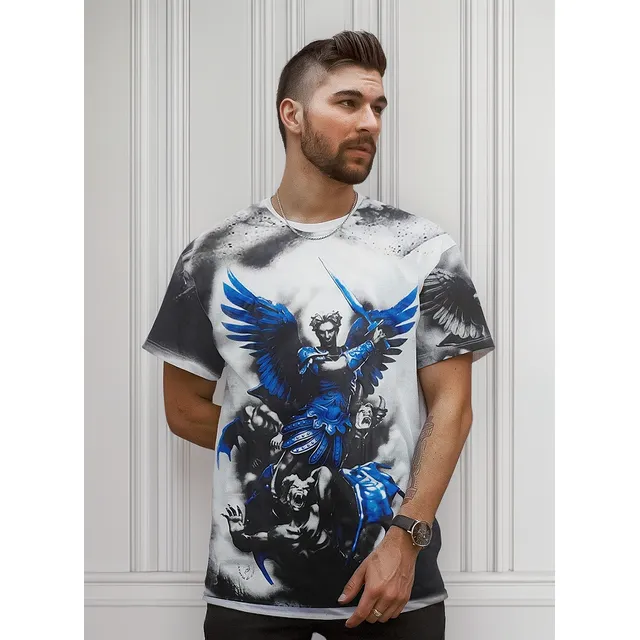Camiseta São Miguel Arcanjo Aquele Que É Similar A Deus
