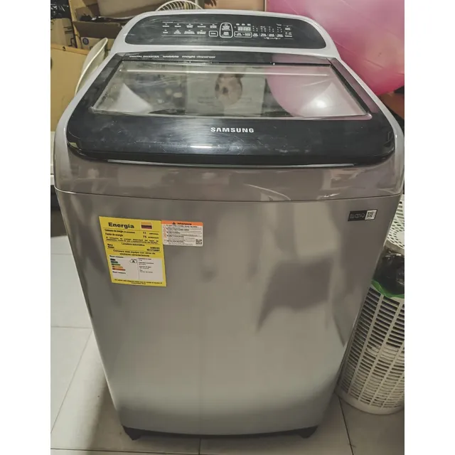 Lavadora Samsung Con Tecnología Digital Inverter, 13 Kg Gris