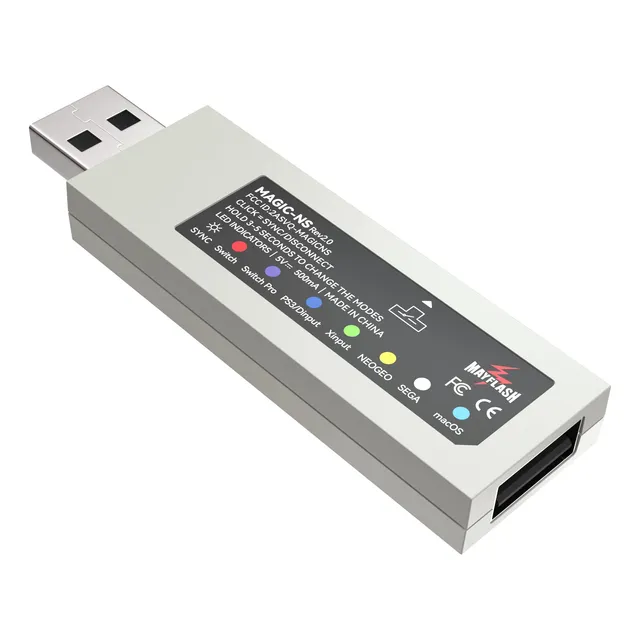Mayflash Magic Ns: Adaptador Bluetooth Para Switch Y Pc