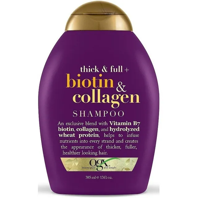 Ogx Shampoo Con Biotina Y Colageno 385ml Biotin Collagen Wow