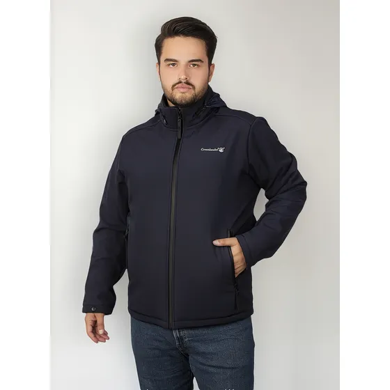 Chamarra Hombre Ligera Tallas Extras Pol8893xlr Greenlander