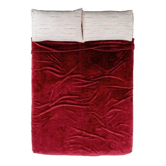 Cobertor Ligero Matrimonial Tinto Elegante Vianney