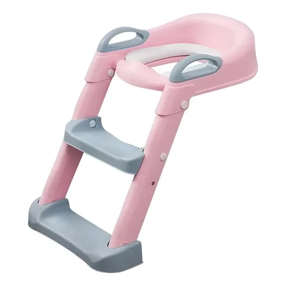 Asiento Adaptador Escalera Inodoro Wc Para Niños Acolchado