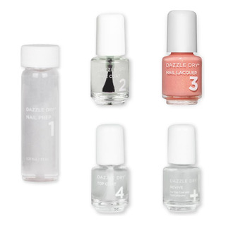 Kit De Uñas Dazzle Dry Mini, Sistema De 4 Pasos Sunset Glow Kit De Uñas Dazzle Dry Mini, Sistema De 4 Pasos Sunset Glow