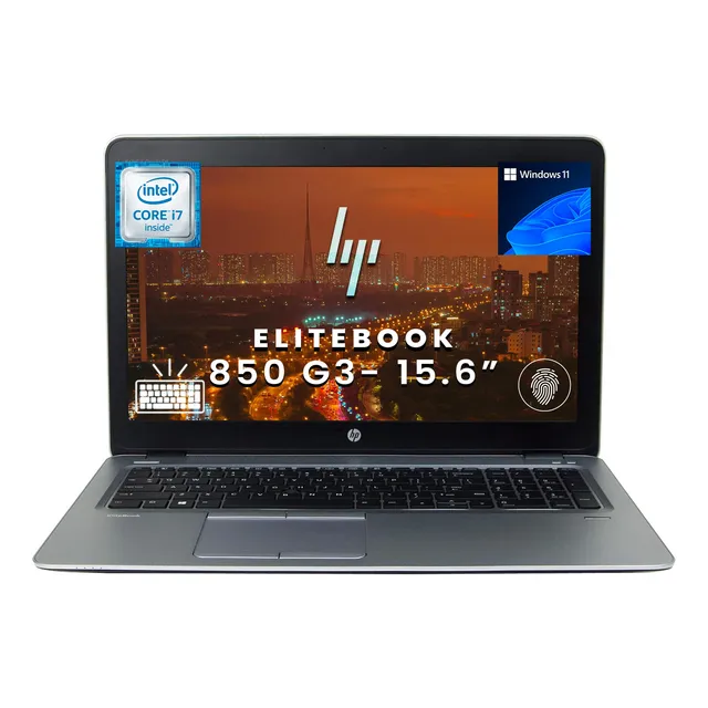 Laptop Hp 15.6 Elitebook G3 Core I7 6th 16gb Ram 256gb Ssd Plata (Reacondicionado)