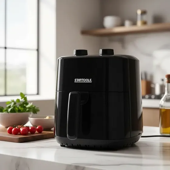 Fritadeira Air Fryer Elétrica Startools Sem Óleo 3.4 Litros