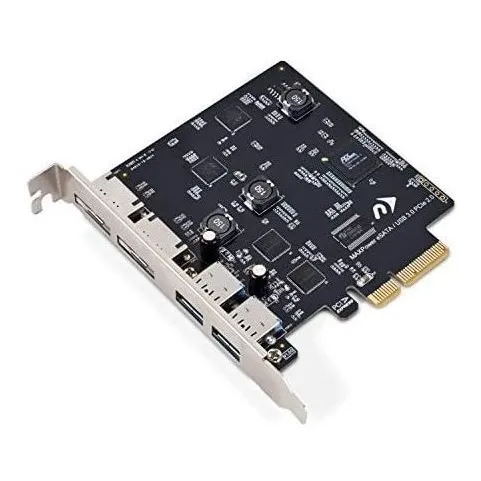 Newertech Maxpower De 4 Puertos Usb 3.1 Pcie Gen 1 Tarjeta C