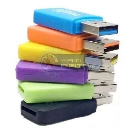 Lector De Memoria Micro Sd Adaptador Usb Tip Pendrive X 20 U