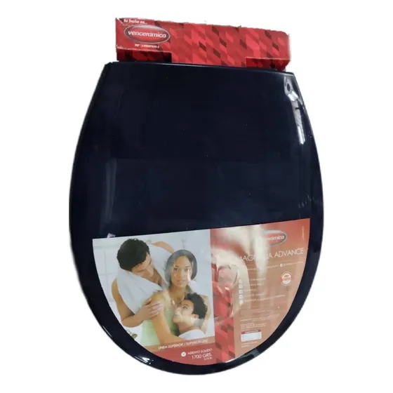 Asiento Tapa Para Poceta Magnolia Navy Blue Venceramica