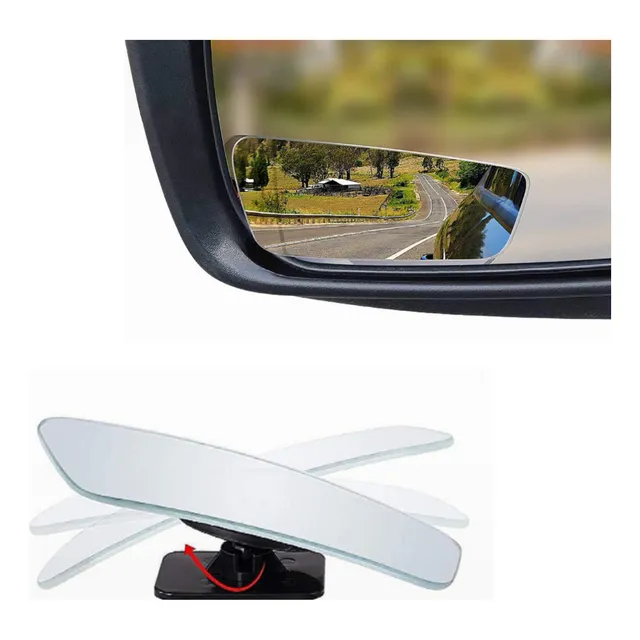 Espejo Retrovisor Punto Ciego Cristal Hd Premium Rectangular