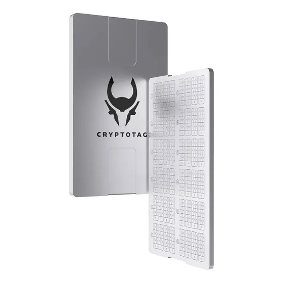 Steel Wallet Cryptotag Zeus / Billetera Acero Criptomonedas