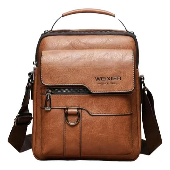 Bolso Ejecutivo Bandolero Semi Cuero 
