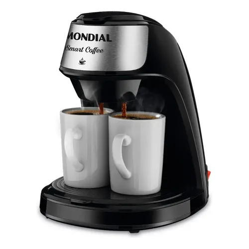 Cafeteira Elétrica Mondial Smart Coffee Cor Vermelho/inox 220v