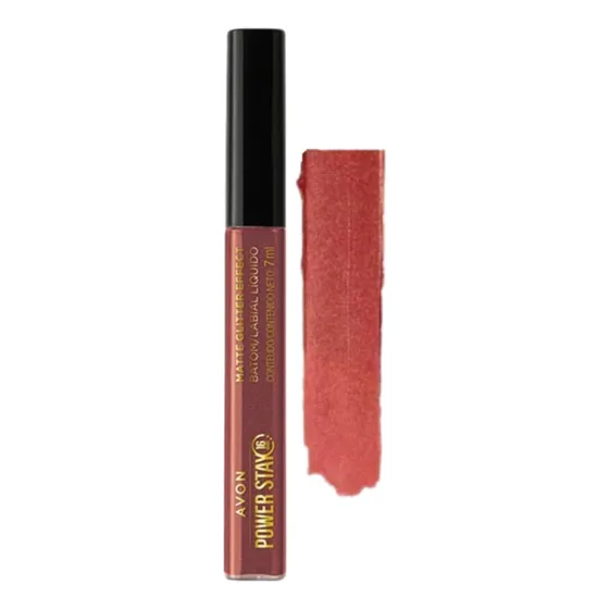 Batom Líquido Power Stay Nude Pérola 7ml - Avon