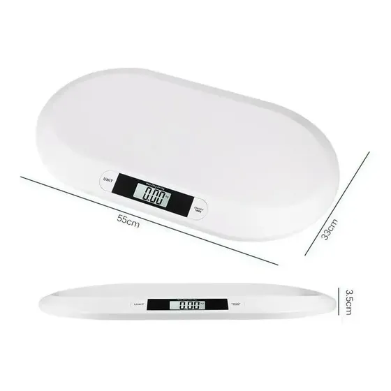 Báscula digital pediátrica Onlineclub Scale blanca, hasta 20 kg | Cuotas sin interés