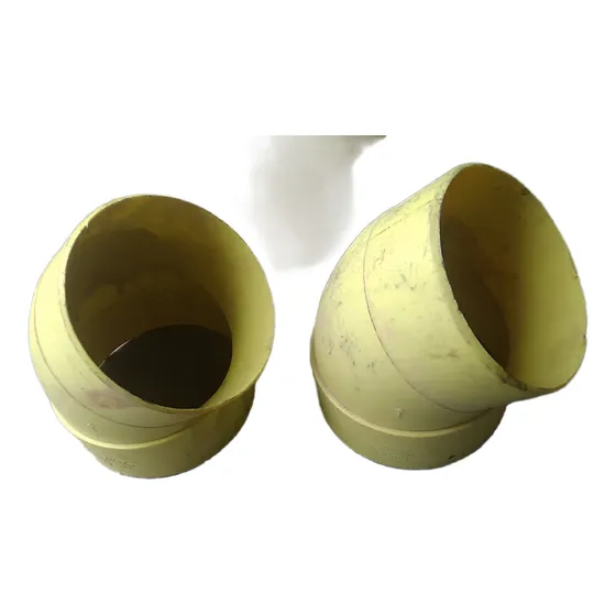 Codo Corto Pvc 6 PLG X 45o Norma Sanitaria