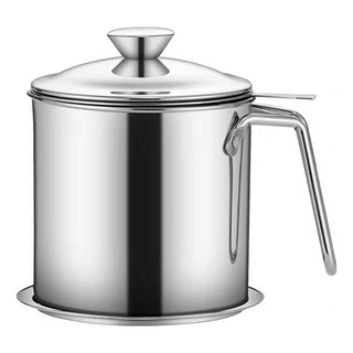 Recipiente Para Desechar Aceite Caliente 1.8l Plata Recipiente Para Desechar Aceite Caliente 1.8l Plata