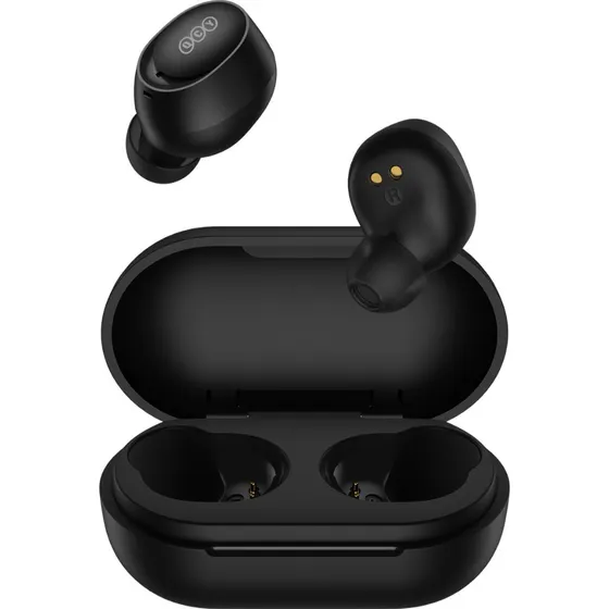 Audifonos Bluetooth Auriculares Inalambricos QCY Bluetooth 5.3 In-ear Qcy T27 Arcbuds 7.2 mm Driiver hasta 32 Horas reproducción Color negro IPX5