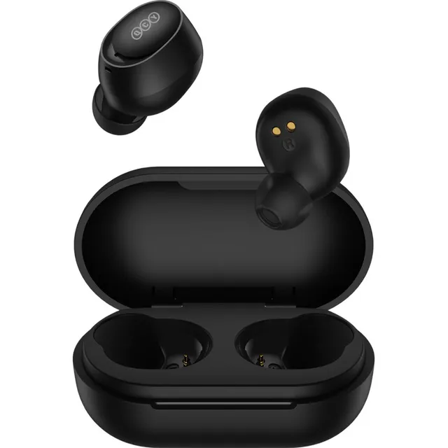 Audifonos Bluetooth Auriculares Inalambricos QCY Bluetooth 5.3 In-ear Qcy T27 Arcbuds 7.2 mm Driiver hasta 32 Horas reproducción Color negro IPX5