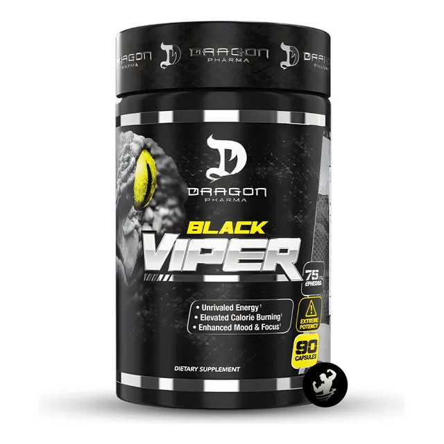 Black Viper Quemador De Grasas 90caps