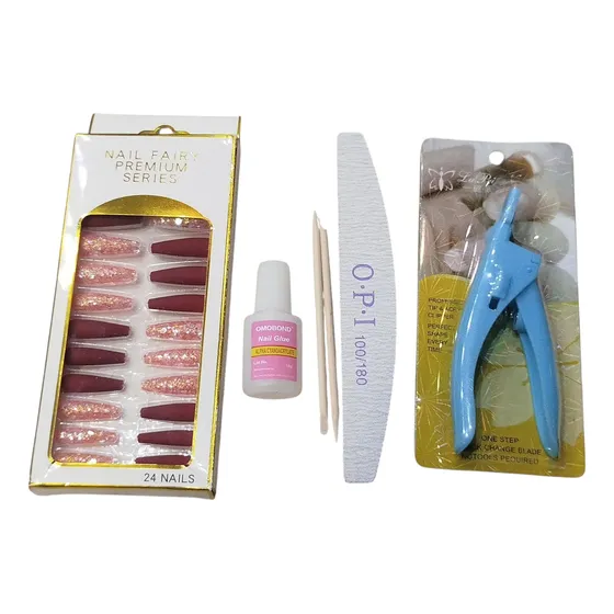 Kit Uñas Postizas