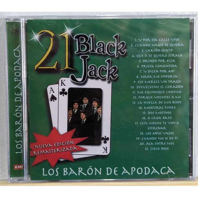 Los Baron De Apodaca 21 Black Jack / Cd Nuevo Sellado