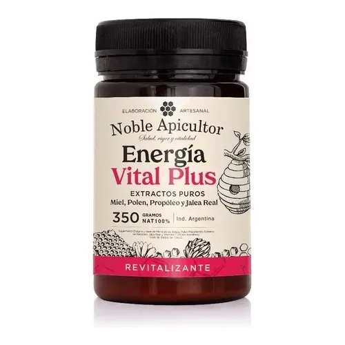 Energía Vital Plus Energizante 350 Gr Puro Noble Apicultor