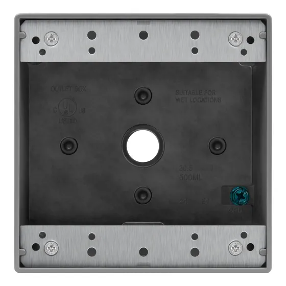 Caja Enchufes Impermeable 3 Roscados 12 Mm Eléctrica Exterio