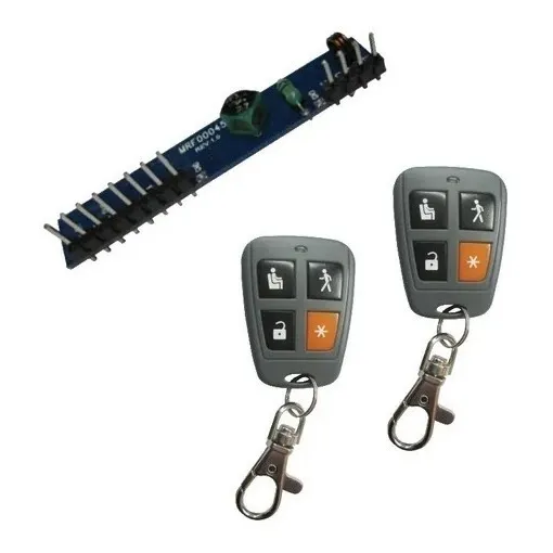 Kit Receptor Inalámbrico X28 Placa + 2 Controles Remotos 4ch