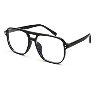 Feisedy Gafas De Bloqueo De Luz Azul Cuadradas Estilo Piloto Color Negro Feisedy Gafas De Bloqueo De Luz Azul Cuadradas Estilo Piloto Color Negro