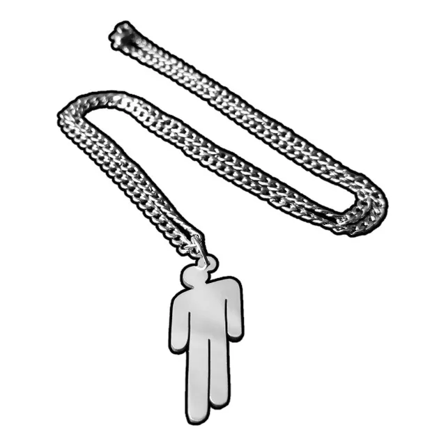 Dije Billie Eilish Blohsh Cadena Para Caballero Collar