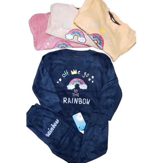 Conjuntos Deportivos Niñas, Térmicos, Plush Forrado Polar