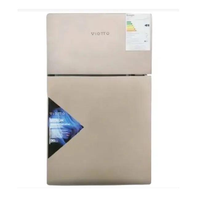 Nevera Ejecutiva Viotto Dorada 4 Pies 2 Puertas 93 Lts
