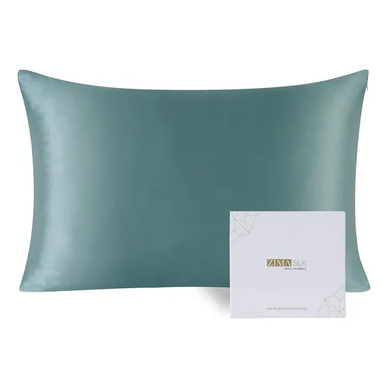 Funda De Almohada Zimasilk, 100% Seda De Morera, Versión Mej
