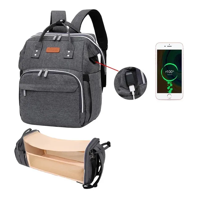 Pañalera Morral Bebes Multifuncional Cambiador Alta Calidad