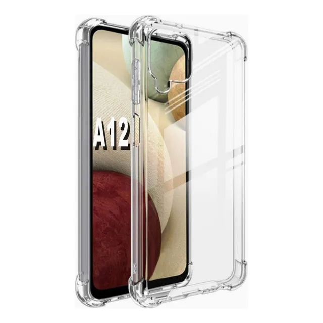 Case Funda Transparente Airbag Para Samsung A12/ Antishock