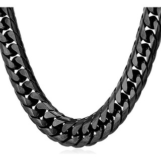 Collar Cadena Estilo Cubano Unisex Acero Inoxidable 12mm Collar Cadena Estilo Cubano Unisex Acero Inoxidable 12mm