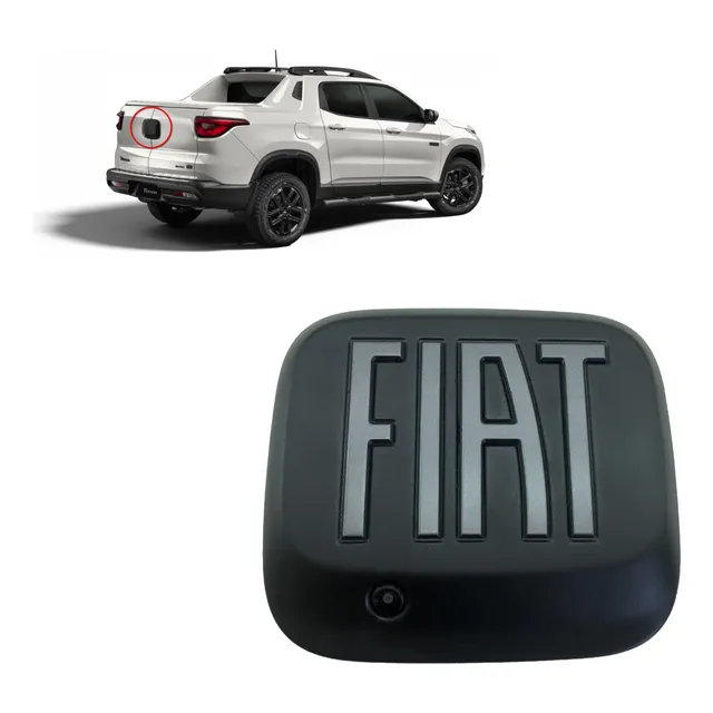 Maçaneta Tampa Traseira Com Câmera Ré Fiat Toro 2016 A 2022