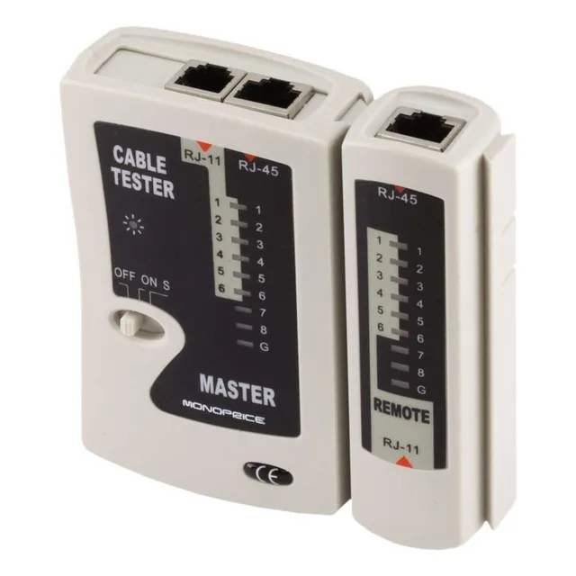 Tester De Enchufes Modulares Rj-11 Y Rj-45